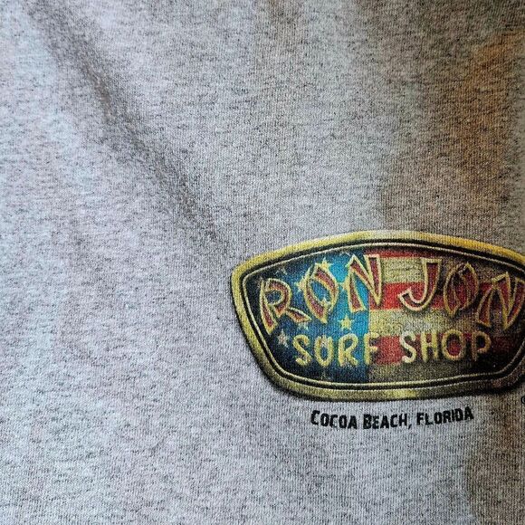 RON JON Sleeveless Cocoa Beach Graphic Tee NWOT - Picture 2 of 5